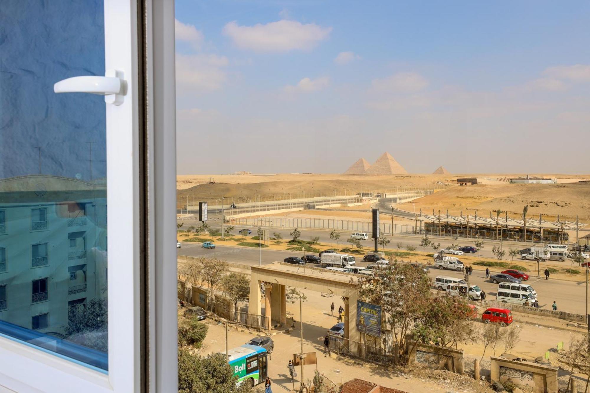 Sultan Pyramids View Inn Kafrat al Jabal Exterior foto