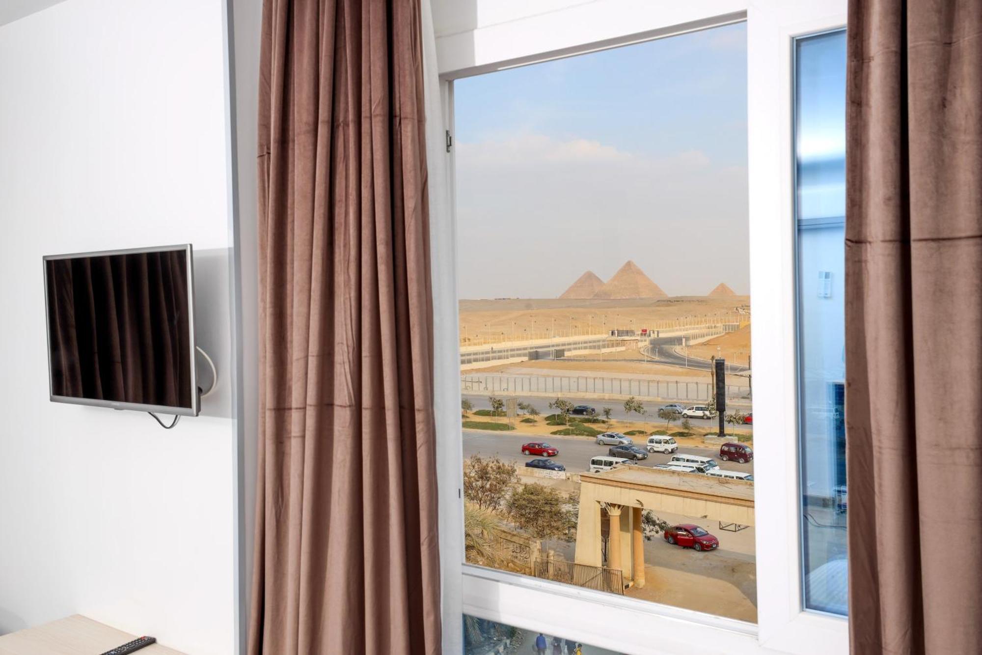 Sultan Pyramids View Inn Kafrat al Jabal Exterior foto
