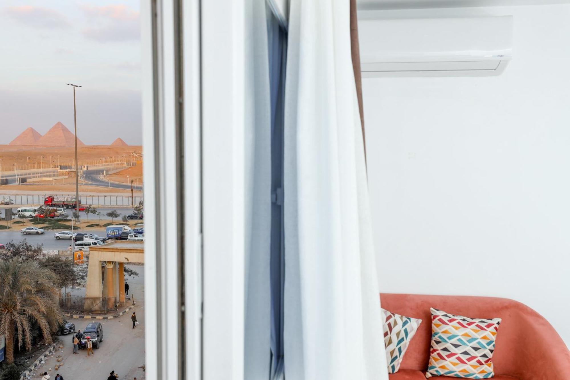 Sultan Pyramids View Inn Kafrat al Jabal Exterior foto